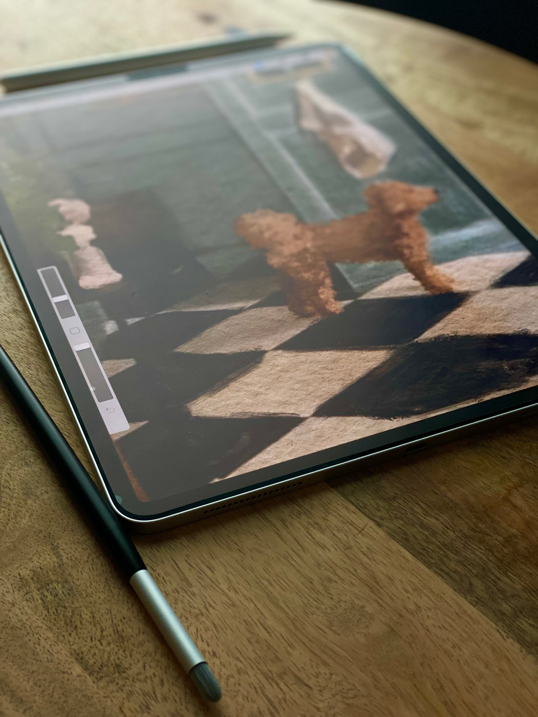 Painting my first room - the bath of Kismet House