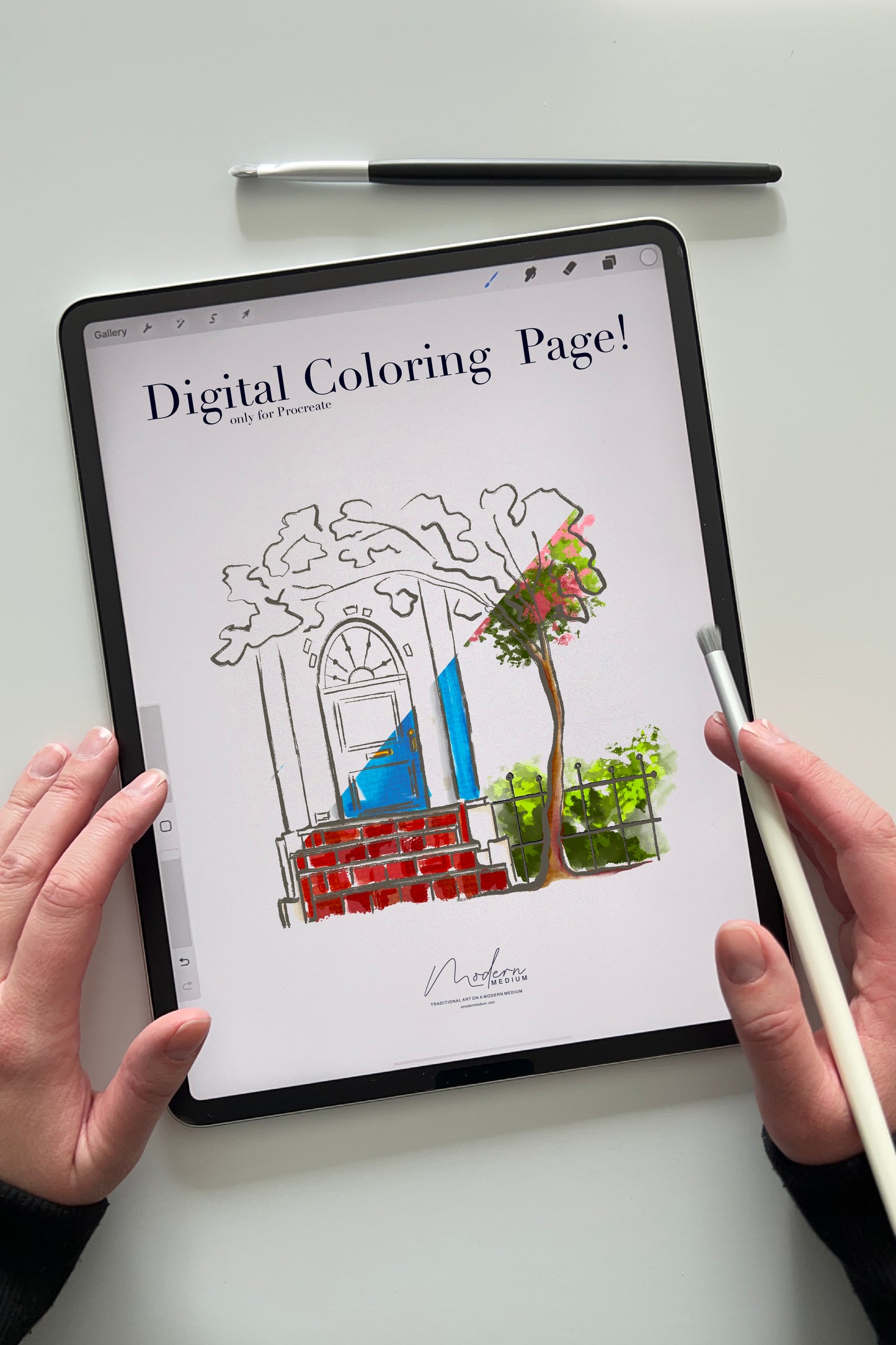 The September Door Coloring Page