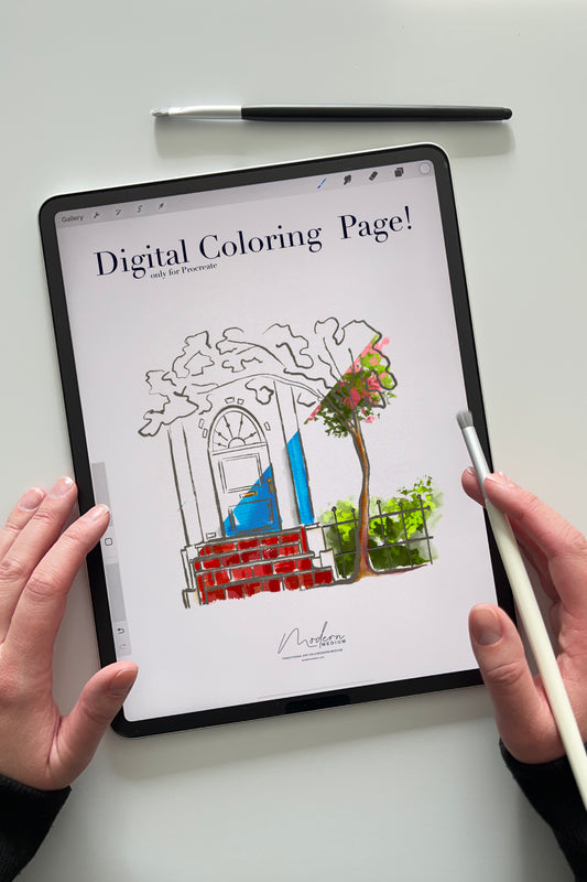 The September Door Coloring Page