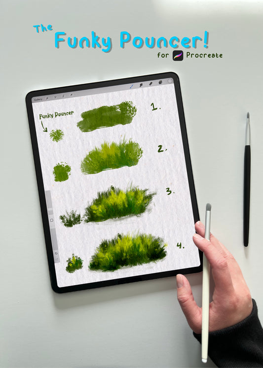 “The Funky Pouncer” Procreate Brush