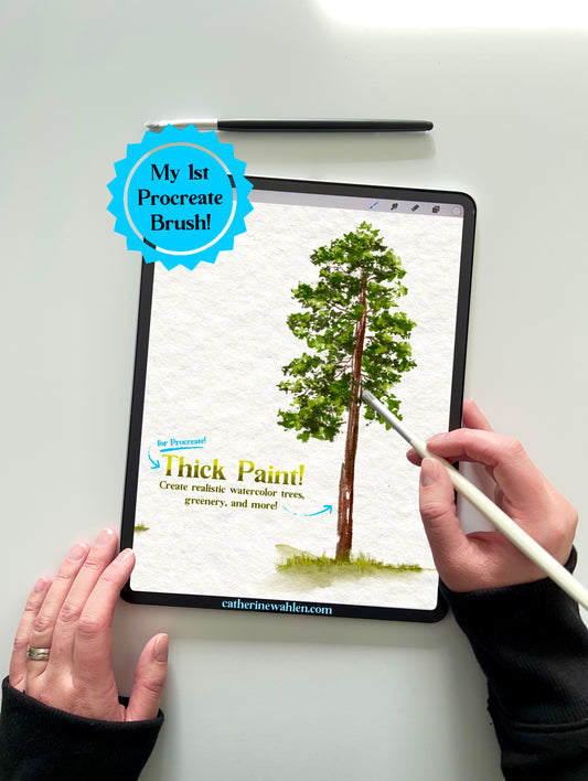 “Thick Paint” Procreate Brush