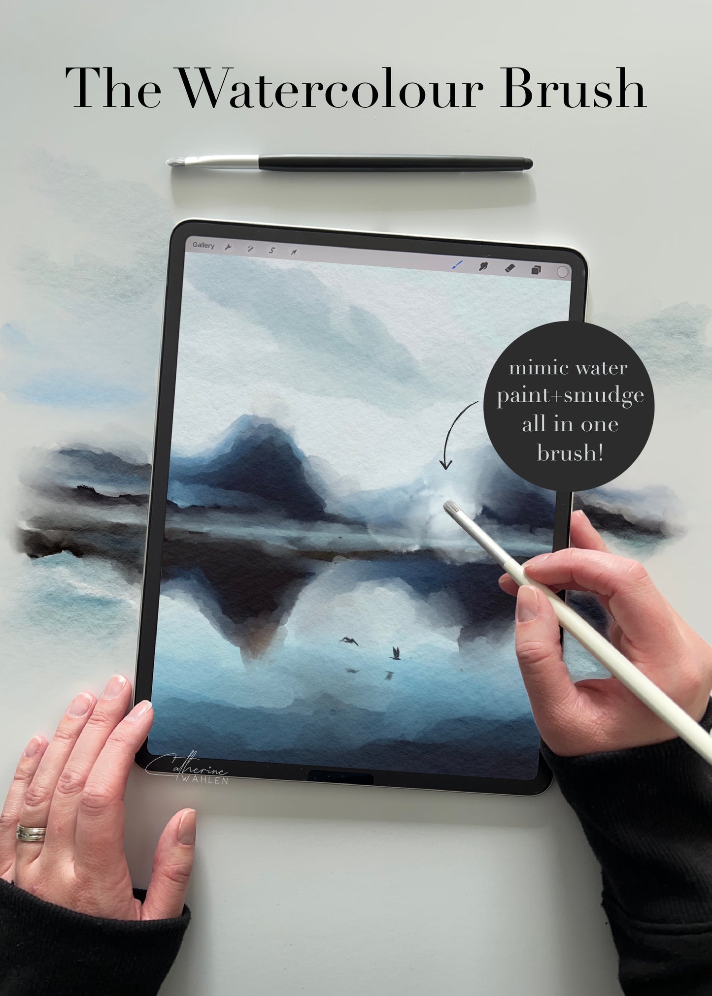 “The Watercolour Brush” for Procreate