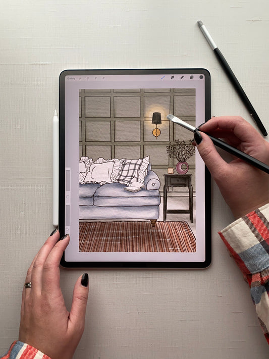 “The Board & Batten” Digital Coloring Page