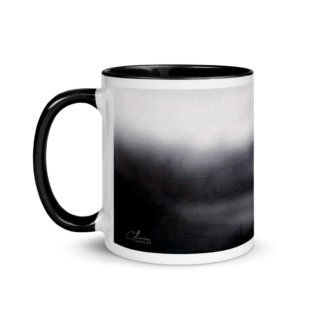 “Misty Marsh” Mug with Black Interior